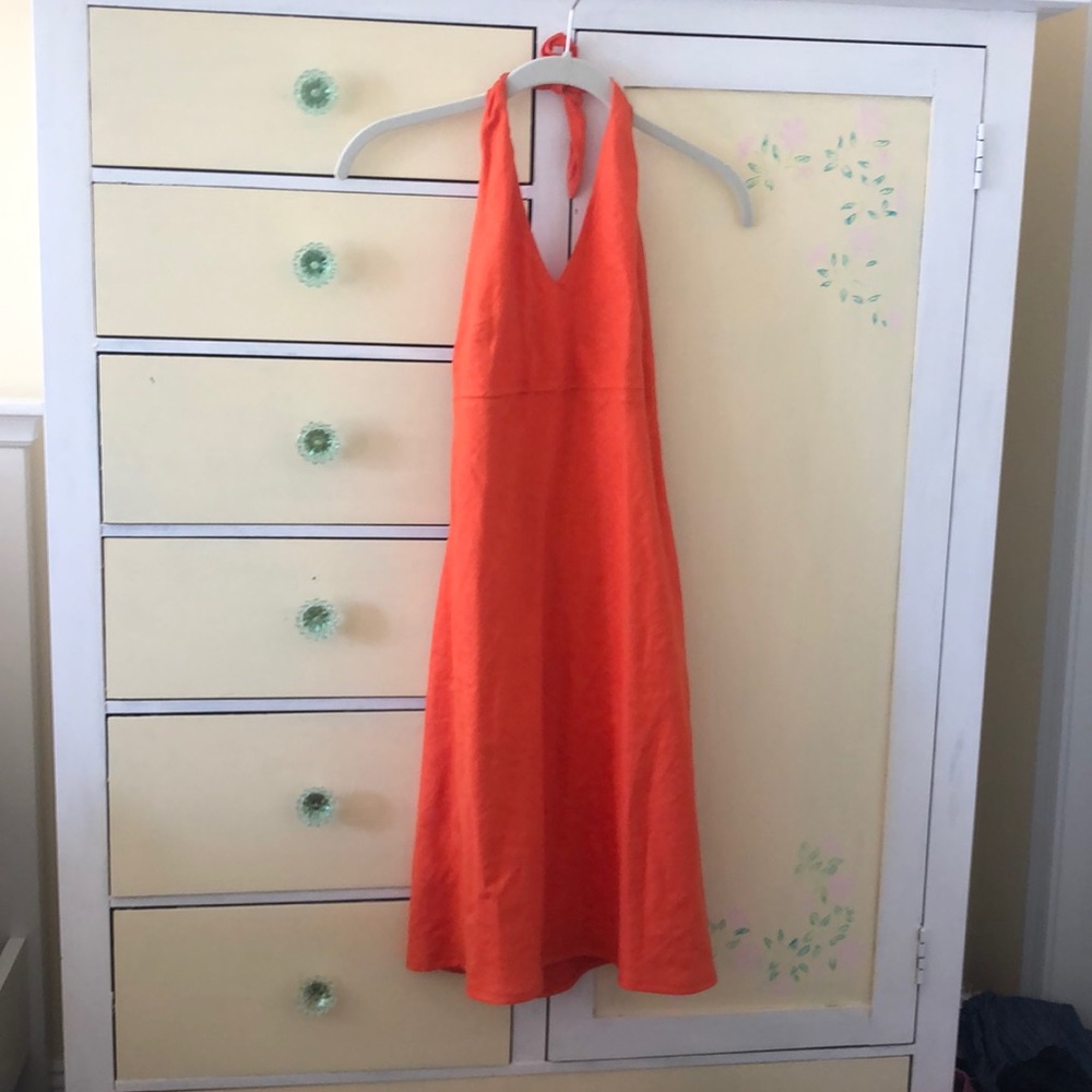 RALPH by Ralph Lauren linen halter dress